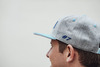 Snapback Patch Cap "Mike Halder" in der Farbe Hellgrau